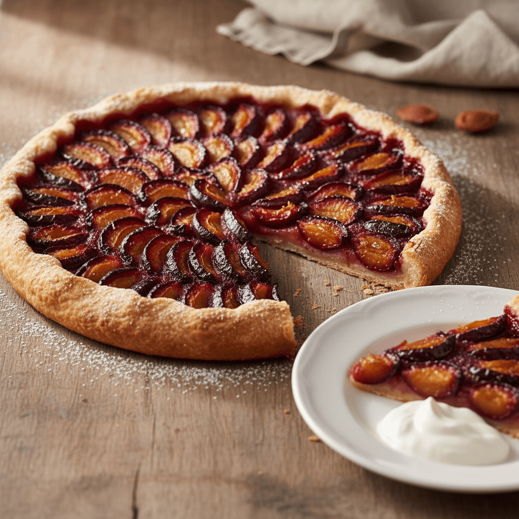 Tarte aux Prunes (French Plum Tart)