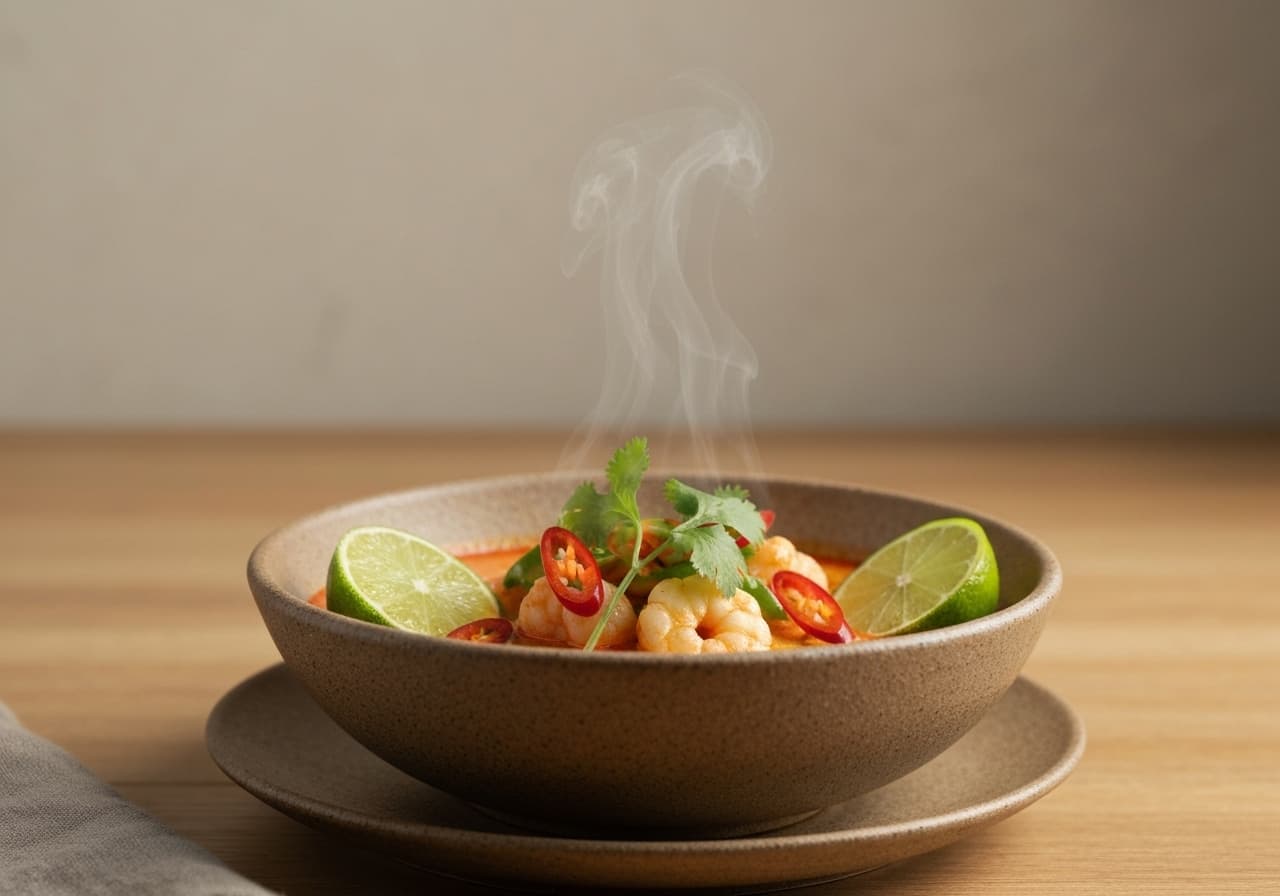 Tom Yum Goong (Spicy Shrimp Soup)