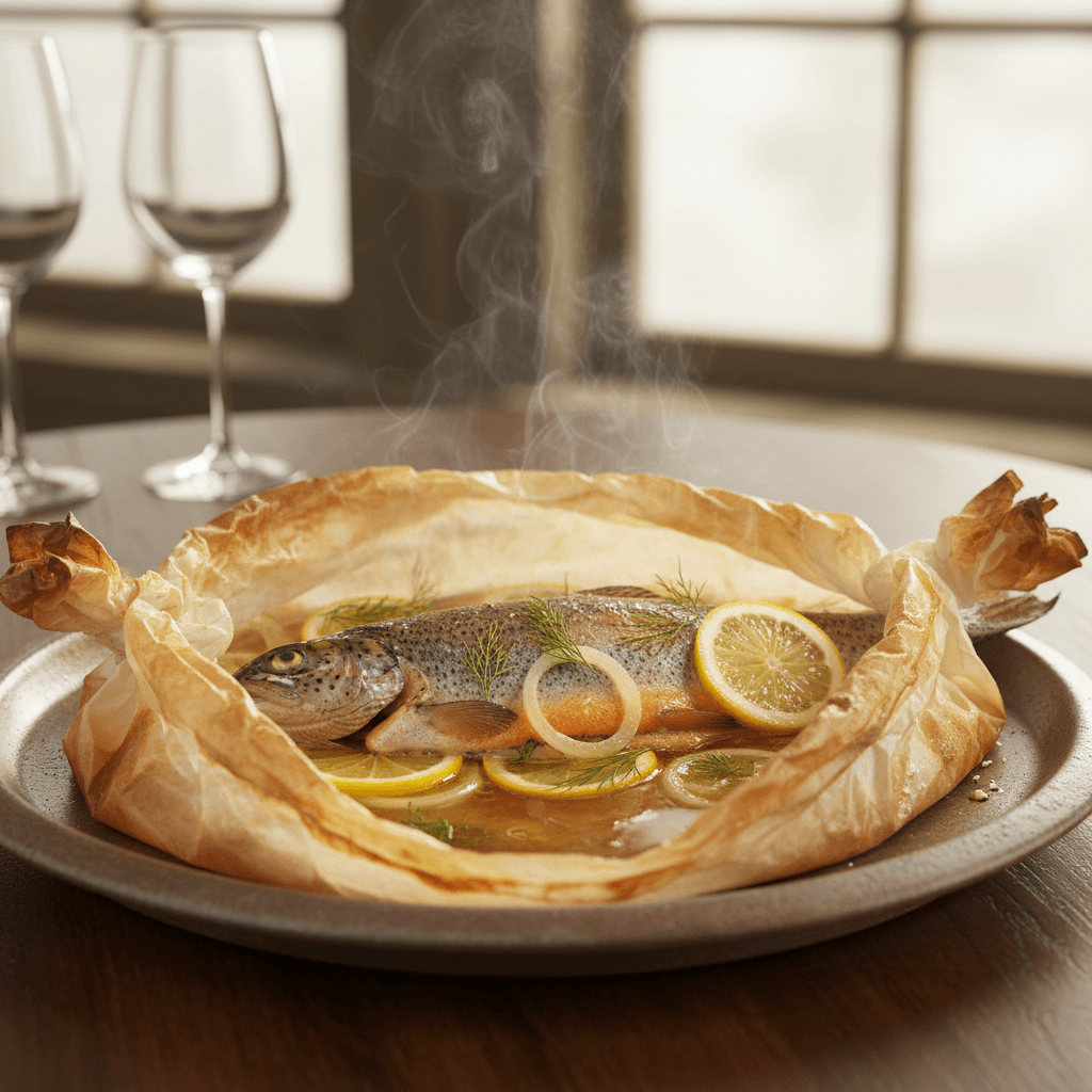 Speckled Trout in Parchment