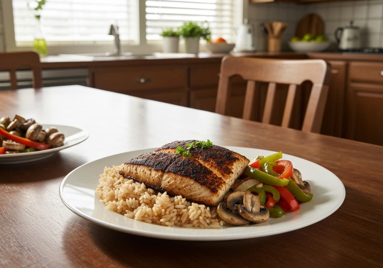 Cajun Blackened Catfish