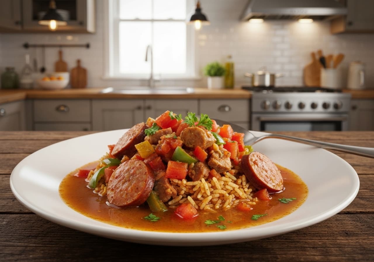 Cajun Brown Jambalaya