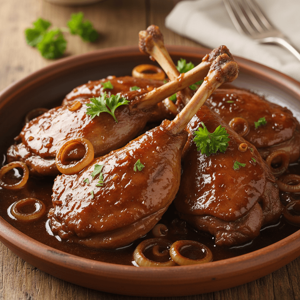 Slow Cooker Wild Duck with Maple Syrup