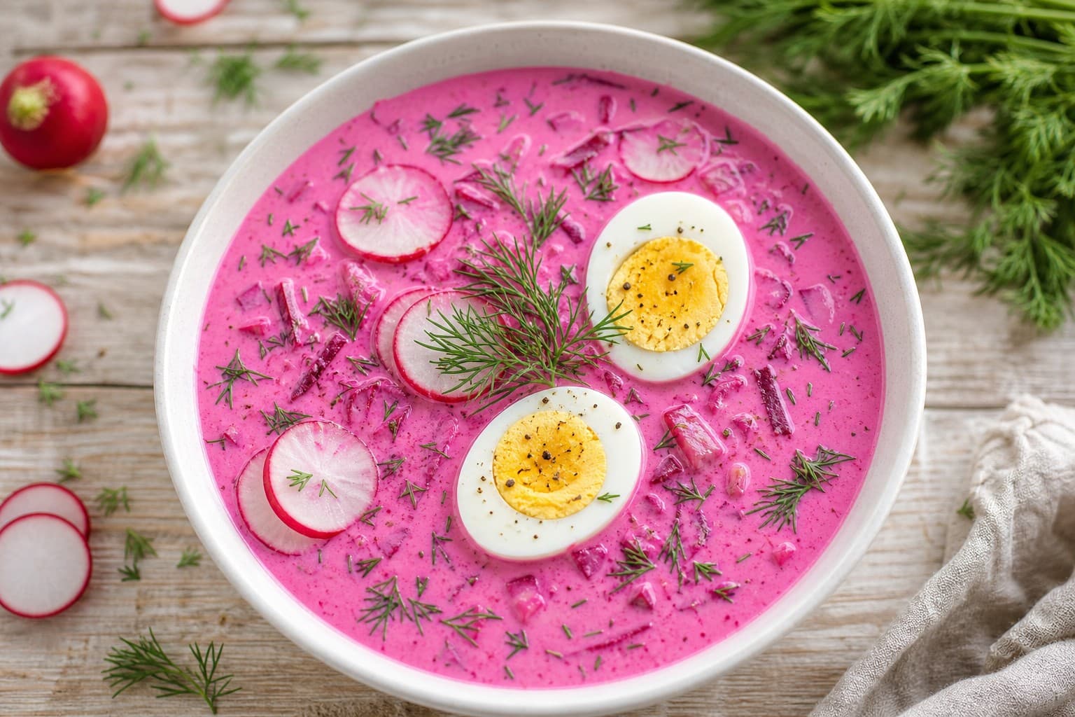 Chłodnik Litewski: Polish Cold Beet Soup