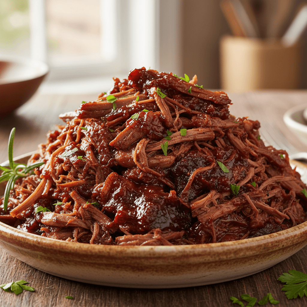 Slow Cooker Pulled Venison