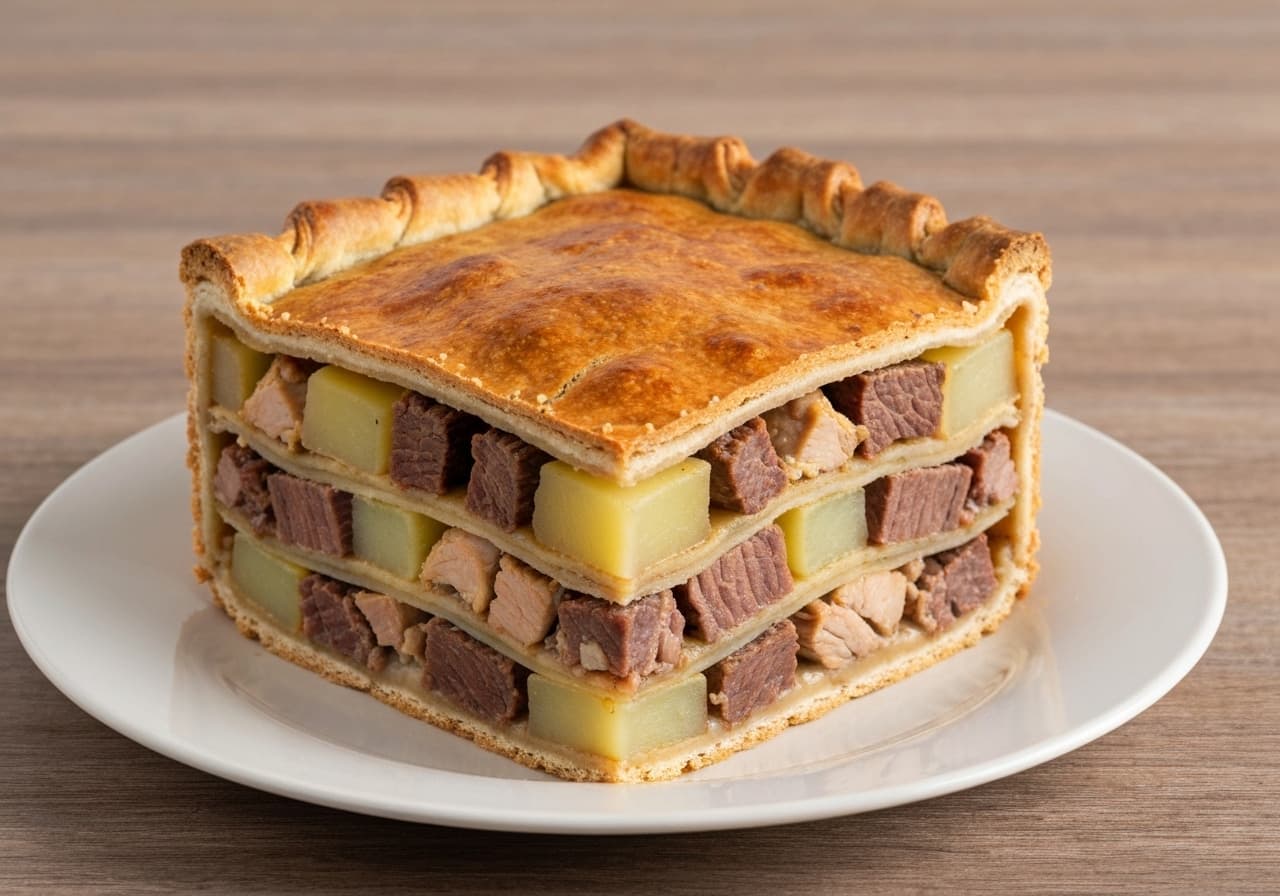 Traditional Cipâte from Lac-Saint-Jean