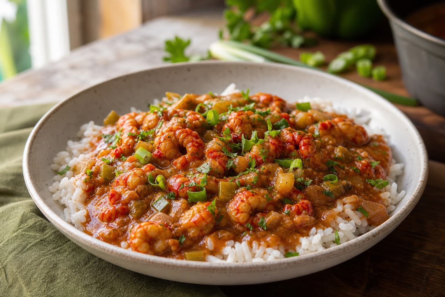 Cajun Crawfish Étouffée