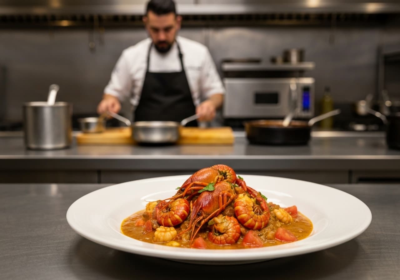 Creole Crawfish Étouffée with Tomato