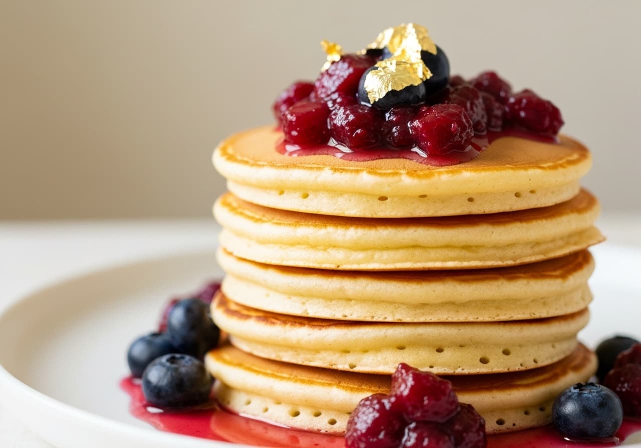 Quinoa Pancakes with Lúcuma and Exotic Fruits