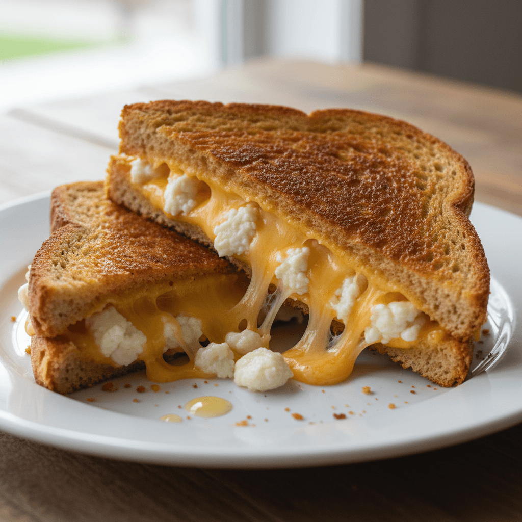Grilled Cheese with Cheese Curds