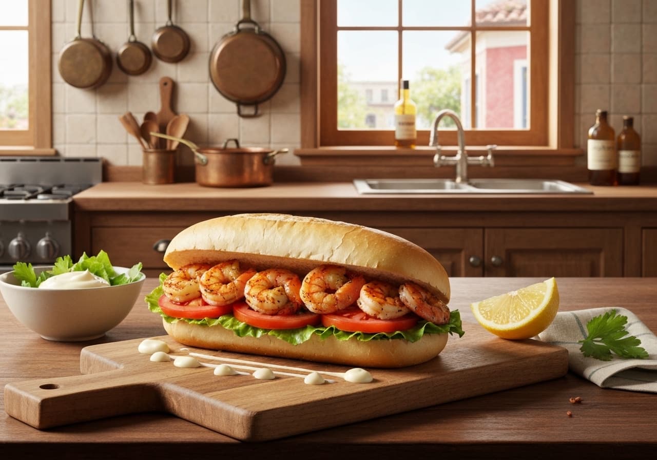 New Orleans Shrimp Po’ Boy
