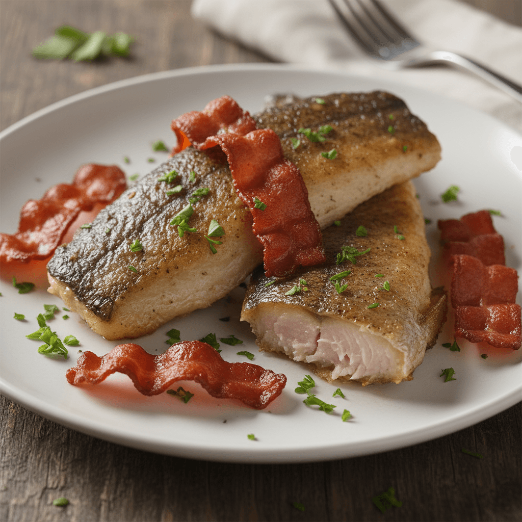 Pan-Fried Brook Trout with Bacon