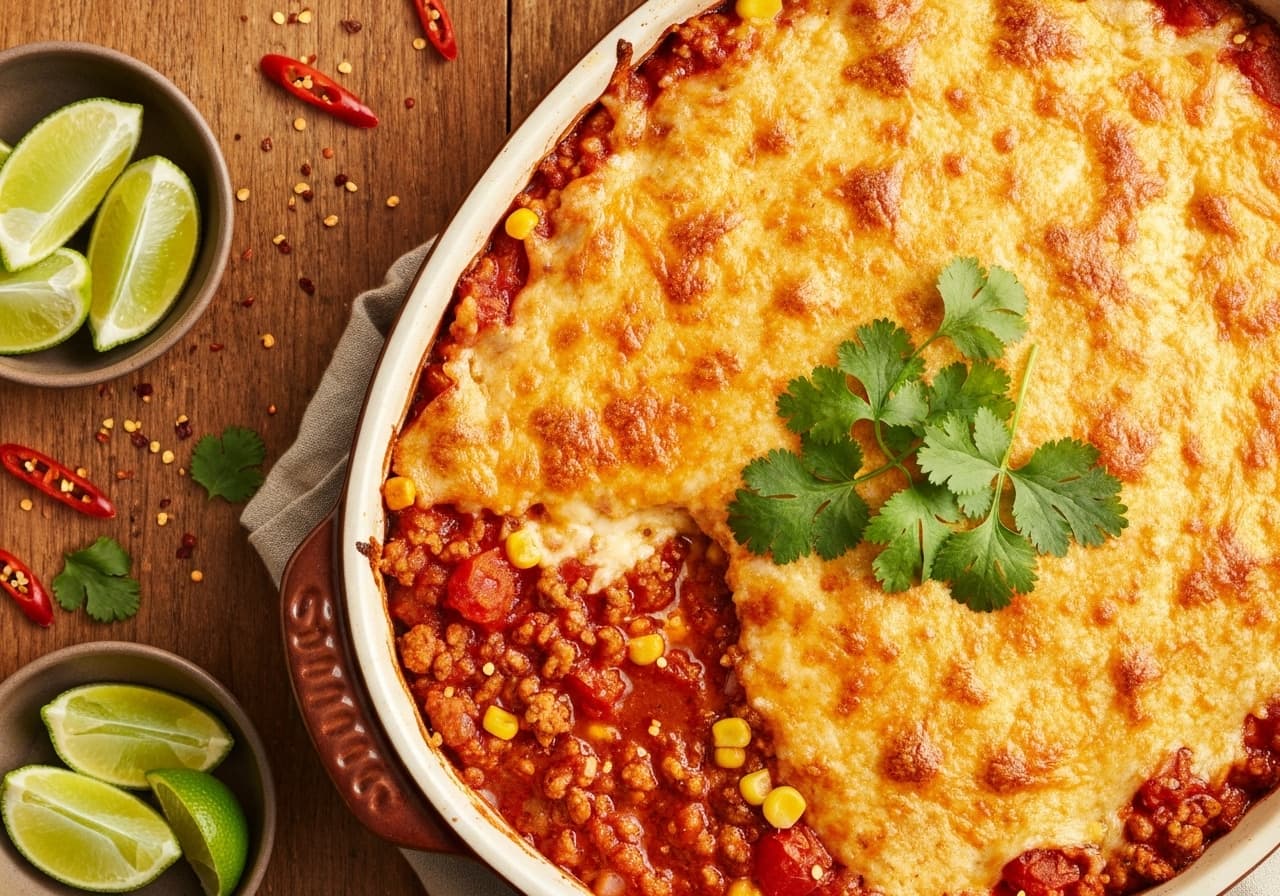 Mexican Turkey and Sweet Corn Shepherd's Pie