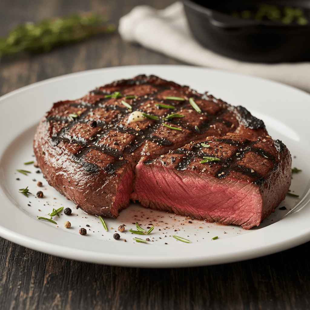 Herb-Grilled Moose Steak