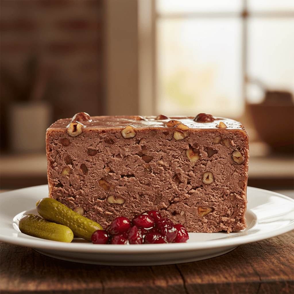 Venison Terrine with Hazelnuts