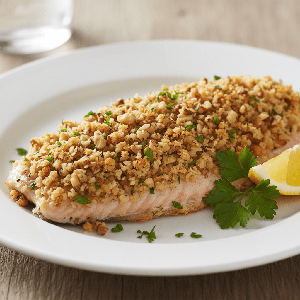 Walnut-Crusted Trout