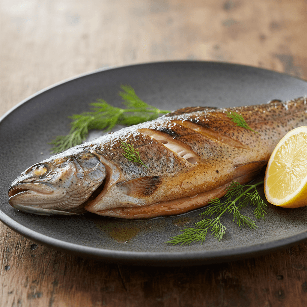 Grilled Speckled Trout with Maple Butter